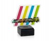 Standard acrylic award with marble base, wide (max. size 21x26 cm)