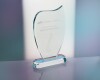 Elza engravable crystal award in gift box