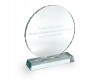 Lucinda engravable crystal award in gift box C