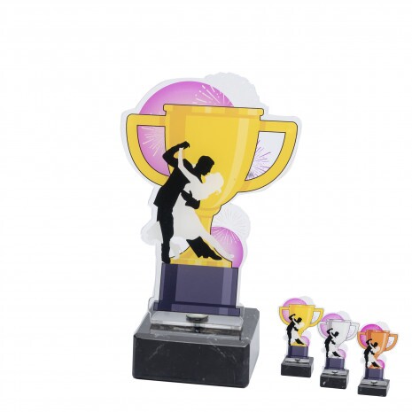 Ballroom dancing cup acrylic award