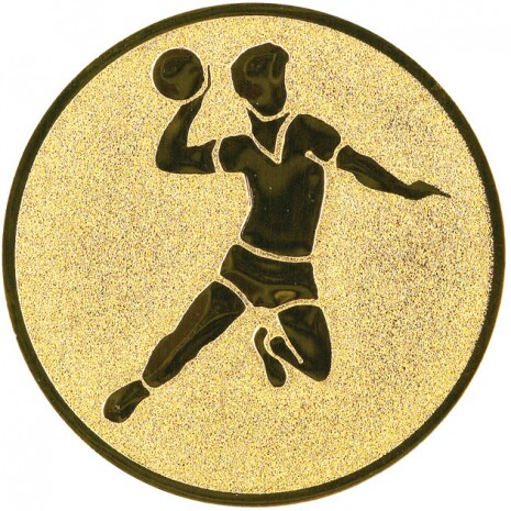 Handball (men) medal insert gold 50 mm