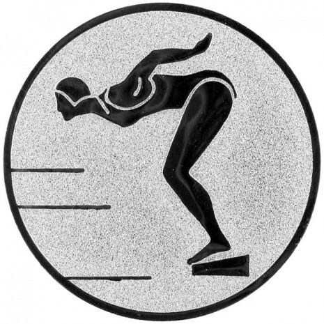 Swimming (Women) medal insert silver 25 mm