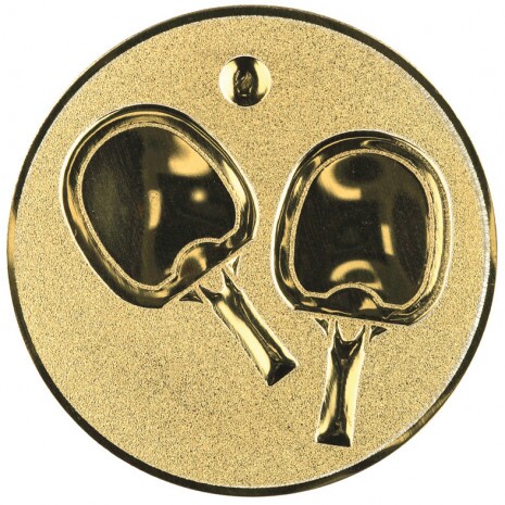 Table tennis medal insert gold 50 mm