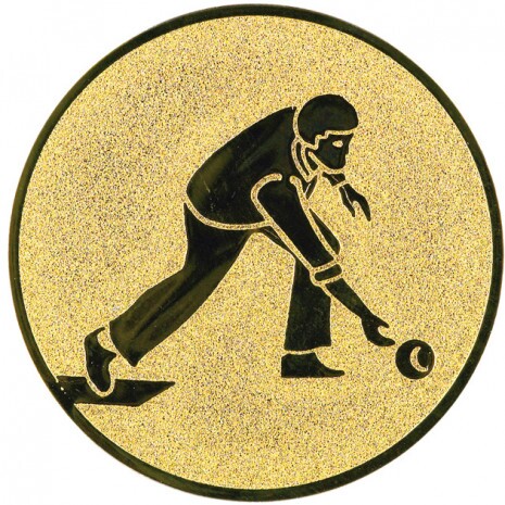 Squittles men medal insert gold 25 mm