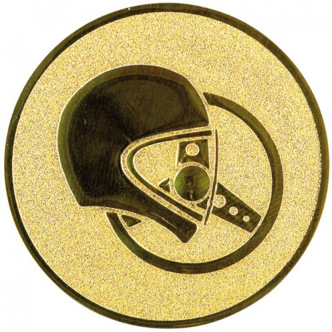 Race medal insert gold 50 mm