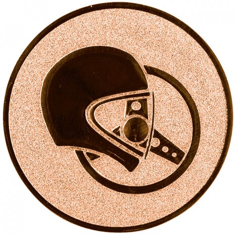 Race medal insert bronze 25 mm