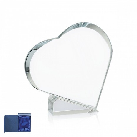 Crystal trophy Valentin in gift box