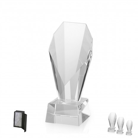 Crystal trophy Diamond in gift box