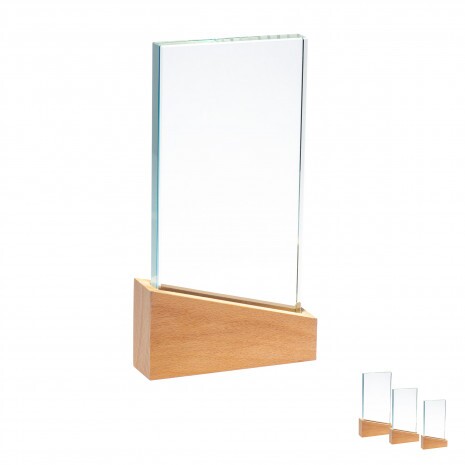 Wood and glass award Katherine C