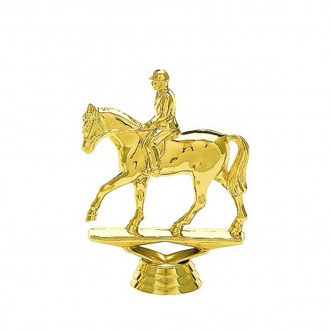 Horse riding (dressage) golden figure