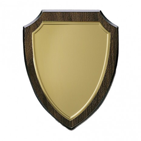 Wooden shield with engraving plate 151 B