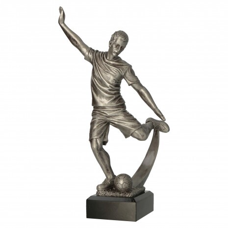 Football (player) resin sculpture