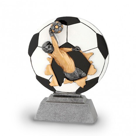 Soccer (goalkeeper) resin statue