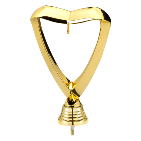 Love gold plastic medal holder