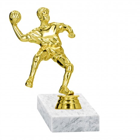 Handball (men) golden figure with base