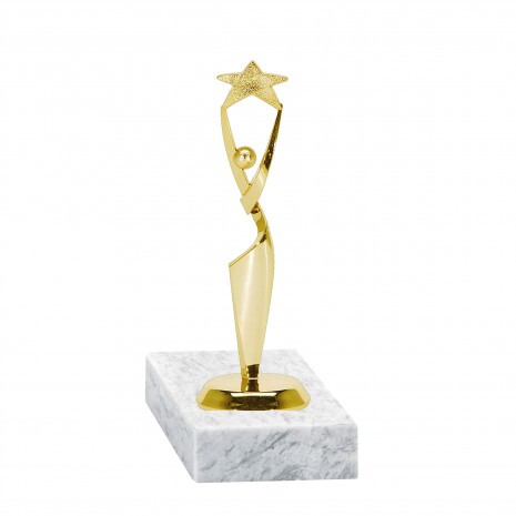Star Award (Small) golden figure with base