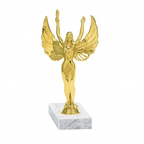 Victorious (Victoria Medium) golden figure with base