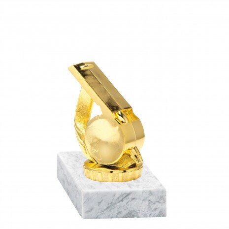 Football (Whistle) golden figure with base