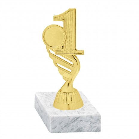 1st Place golden figure with base