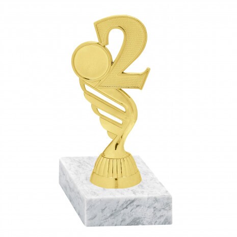 2nd Place golden figure with base