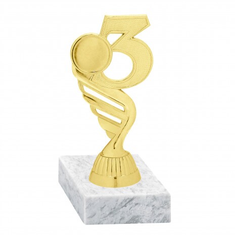 3rd Place golden figure with base