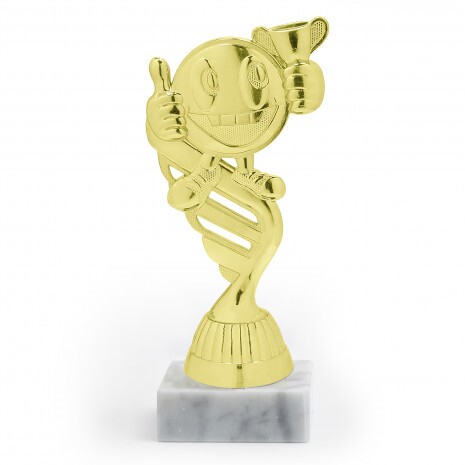 Funny General golden figure with base