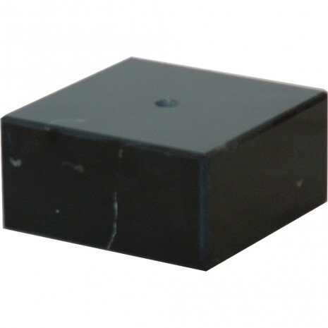 Black marble base
