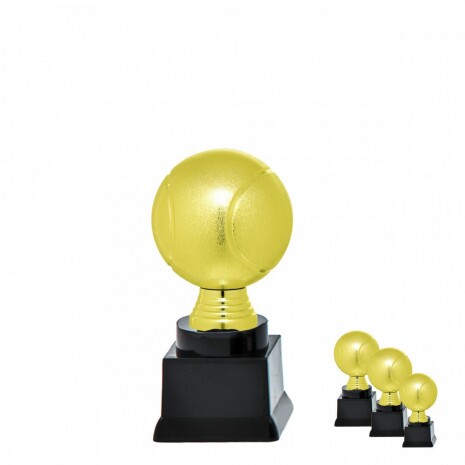 Tennis Ball on black block base