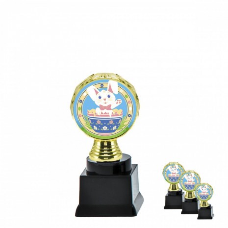 Húsvéti nyuszi fekete kocka talpon A