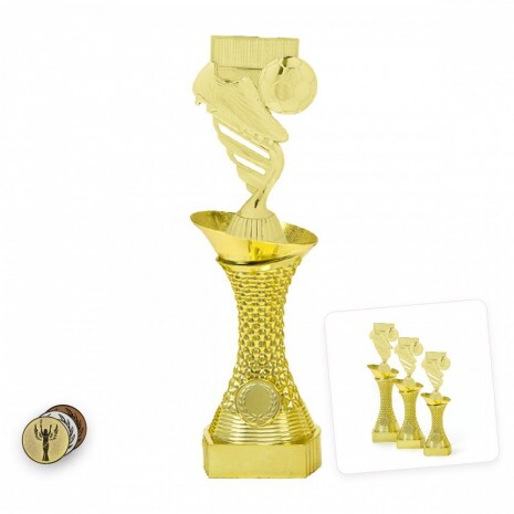 Football Theme on a gold column stand