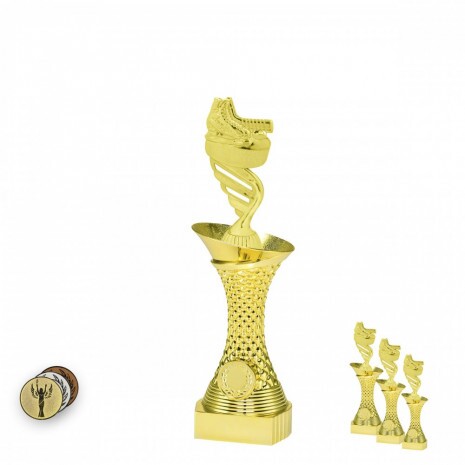 Ice Hockey on a gold column stand