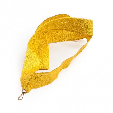 Gold medal ribbon 20 mm wide
