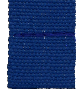 Blue 22 mm wide sewn medal ribbon