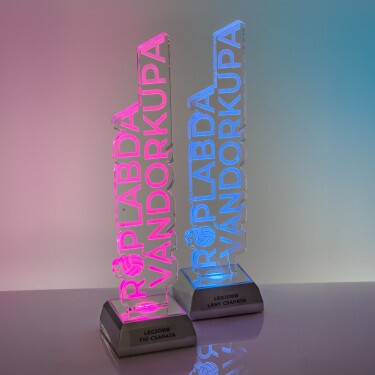 Illuminated acrylic award 