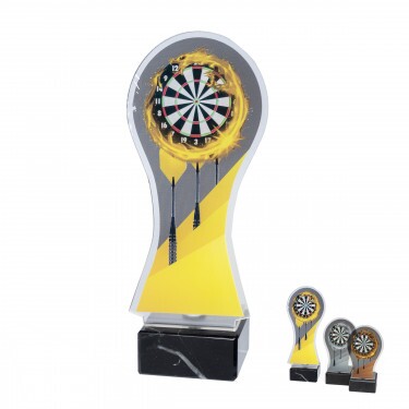 Darts board acrylic award
