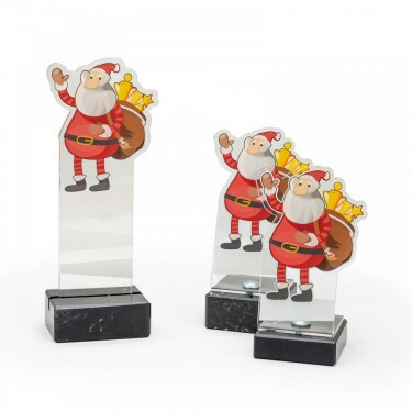Santa Claus acrylic award