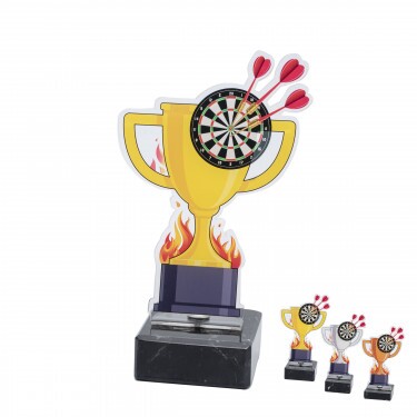 Darts cup acrylic award