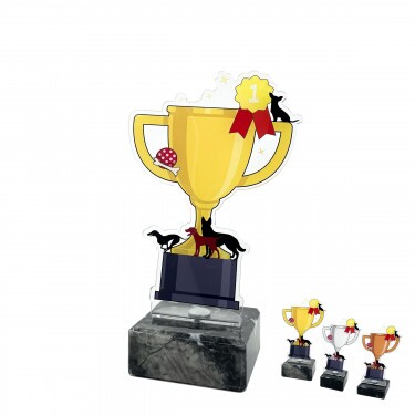 Dog show cup acrylic award