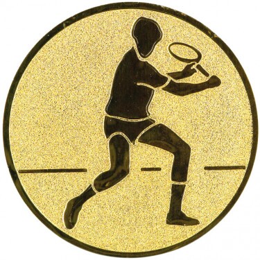 Tennis (men) medal insert gold 25 mm