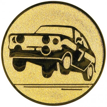 Rally medal insert gold 25 mm