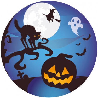 Halloween 1 medal insert 50 mm