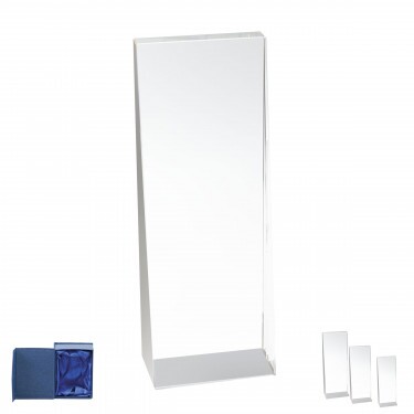 Kristály díj díszdobozzal Hande B