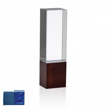 Crystal award with decorative box Jordan A