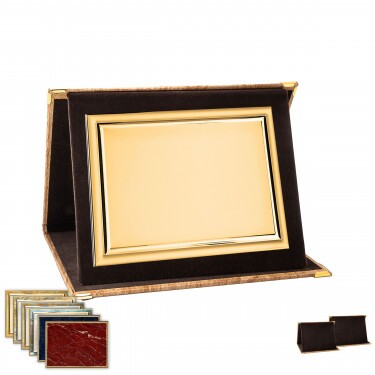 Fa hatású plakett mappa 25x19 cm