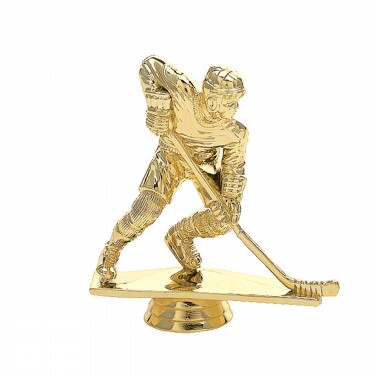 Hockey player golden figure