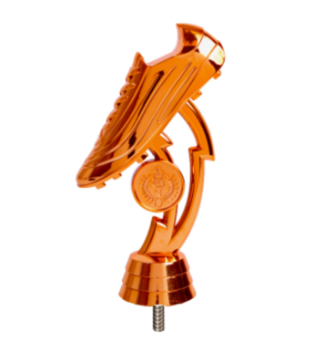 Football (shoe) figure bronze