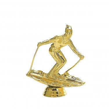 Ski golden figure