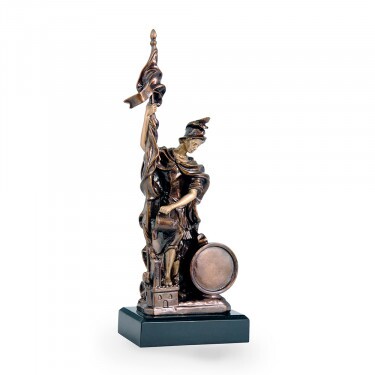 Firefighter (Saint Florian) resin sculpture