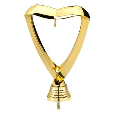 Love gold plastic medal holder