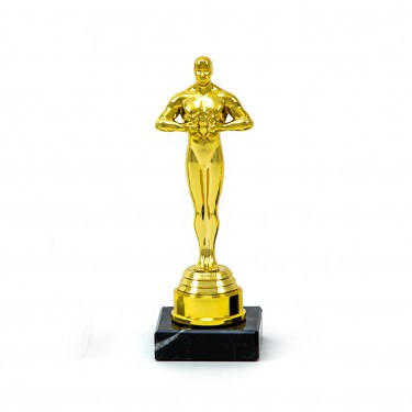 Ossi statue on black marble base